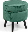 Pouf Contenitore Poggiapiedi Sgabello Pouff Velluto Legno Verde 40x37cm 801709 Casa e cucina/Organizzazione interni/Contenitori ceste e cestini/Scatole e bauli/Bauli Trade Shop italia - Napoli, Commerciovirtuoso.it
