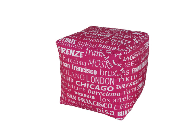 Prodotti Pouf Pouf Big City durevoli impermeabili per esterni design moderno ideali per il relax in piscina