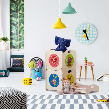 Pouf in Legno per Bambini - I Troncotti Dida