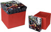 POUF PUFF BOX CONTENITORE PORTA GIOCHI AVENGERS SUPEREROI MARVEL 30X30X30CM  Trade Shop italia - Napoli, Commerciovirtuoso.it