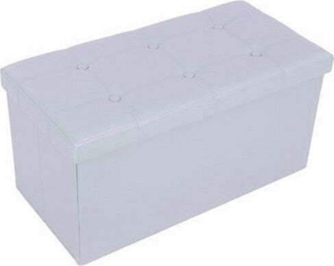 POUF SCATOLA CONTENITORE RETTANGOLARE SIMILPELLE CASSAPANCA POGGIAPIEDI COLORE Casa e cucina/Arredamento/Camera da letto/Bauli Trade Shop italia - Napoli, Commerciovirtuoso.it