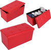POUF SCATOLA CONTENITORE RETTANGOLARE SIMILPELLE CASSAPANCA POGGIAPIEDI COLORE Casa e cucina/Arredamento/Camera da letto/Bauli Trade Shop italia - Napoli, Commerciovirtuoso.it