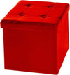 POUF SCATOLA PORTAOGGETTI PUFF POGGIAPIEDI A FORMA DI CUBO IN ECOPELLE COLORE Casa e cucina/Arredamento/Camera da letto/Bauli Trade Shop italia - Napoli, Commerciovirtuoso.it