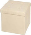 POUF SCATOLA PORTAOGGETTI PUFF POGGIAPIEDI A FORMA DI CUBO IN ECOPELLE COLORE Casa e cucina/Arredamento/Camera da letto/Bauli Trade Shop italia - Napoli, Commerciovirtuoso.it