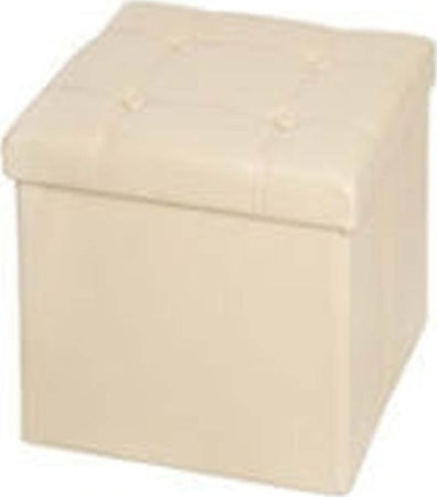 POUF SCATOLA PORTAOGGETTI PUFF POGGIAPIEDI A FORMA DI CUBO IN ECOPELLE COLORE Casa e cucina/Arredamento/Camera da letto/Bauli Trade Shop italia - Napoli, Commerciovirtuoso.it