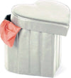 POUF SCATOLA PORTAOGGETTI PUFF POGGIAPIEDI A FORMA DI CUORE IN ECOPELLE COLORE Casa e cucina/Arredamento/Camera da letto/Bauli Trade Shop italia - Napoli, Commerciovirtuoso.it