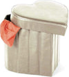 POUF SCATOLA PORTAOGGETTI PUFF POGGIAPIEDI A FORMA DI CUORE IN ECOPELLE COLORE Casa e cucina/Arredamento/Camera da letto/Bauli Trade Shop italia - Napoli, Commerciovirtuoso.it