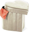 Pouf-Scatola-Portaoggetti-Puff-Poggiapiedi-A-Forma-Di-Cuore-In-Ecopelle-Colore