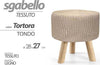 Pouf Sgabello Poggiapiedi Gambe In Legno Tessuto Tortora 28x27 Cm Tondo 827716 Casa e cucina/Organizzazione interni/Contenitori ceste e cestini/Scatole e bauli/Bauli Trade Shop italia - Napoli, Commerciovirtuoso.it