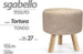 Pouf Sgabello Poggiapiedi Gambe In Legno Tessuto Tortora 28x27 Cm Tondo 827716 Casa e cucina/Organizzazione interni/Contenitori ceste e cestini/Scatole e bauli/Bauli Trade Shop italia - Napoli, Commerciovirtuoso.it