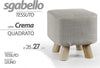 Pouf Sgabello Poggiapiedi Quadrato Crema Tessuto Pouff Piedi Legno 27x28cm 789861 Casa e cucina/Organizzazione interni/Contenitori ceste e cestini/Scatole e bauli/Bauli Trade Shop italia - Napoli, Commerciovirtuoso.it