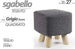 Pouf Sgabello Poggiapiedi Quadrato Piedi Legno Tessuto Grigio Scuro 27x28cm 790256 Casa e cucina/Organizzazione interni/Contenitori ceste e cestini/Scatole e bauli/Bauli Trade Shop italia - Napoli, Commerciovirtuoso.it