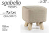 Pouf Sgabello Poggiapiedi Quadrato Pouff Tessuto Piedi Legno Tortora 27x28cm 790010 Casa e cucina/Organizzazione interni/Contenitori ceste e cestini/Scatole e bauli/Bauli Trade Shop italia - Napoli, Commerciovirtuoso.it