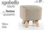 Pouf Sgabello Poggiapiedi Quadrato Pouff Tessuto Piedi Legno Tortora 27x28cm 790010 Casa e cucina/Organizzazione interni/Contenitori ceste e cestini/Scatole e bauli/Bauli Trade Shop italia - Napoli, Commerciovirtuoso.it