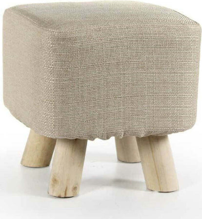 Pouf Sgabello Poggiapiedi Quadrato Pouff Tessuto Piedi Legno Tortora 27x28cm 790010 Casa e cucina/Organizzazione interni/Contenitori ceste e cestini/Scatole e bauli/Bauli Trade Shop italia - Napoli, Commerciovirtuoso.it
