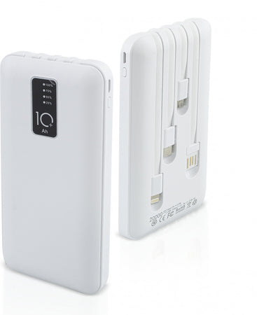 Power Bank 20000mah Caricabatterie Portatile Veloce Con 4 Cavi Usb Carica Rapida Powerbank Trade Shop italia - Napoli, Commerciovirtuoso.it