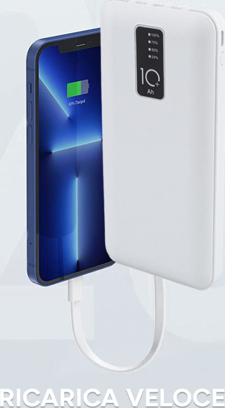 Jackery Fit Caricabatterie Portatile 10200mah(2.4A per Porta, Ingresso Jackery Fit Caricabatterie Portatile 10200mah(2.4A per Porta, Ingresso