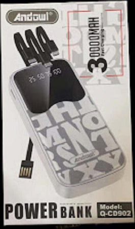 Power Bank 30000 Mah Caricabatterie Esterno Portatile A Ricarica Rapida Q-cd902 Elettronica/Audio e video portatile/Accessori/Accessori per lettori MP3/Caricabatterie/Caricabatterie wireless Trade Shop italia - Napoli, Commerciovirtuoso.it