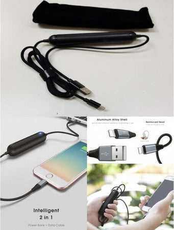 Power Bank Cavo Tessuto 120cm Portatile Batteria Emergenza 2500ma Per Smartphone Elettronica/Cellulari e accessori/Accessori/Caricabatterie/Caricabatterie portatile Trade Shop italia - Napoli, Commerciovirtuoso.it