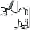 Power-Tower-Multifunzione-con-Panca-per-Addominali-e-Porta-Bilanciere-Regolabile,-Nero-ZV6A91-294V00BKZV6
