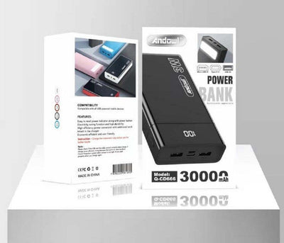 Powerbank 30000mah Portatile Caricatore 4 Usb Type-c Micro Usb Display Q-cd666 Elettronica/Cellulari e accessori/Accessori/Custodie e cover/Custodie con batteria integrata Trade Shop italia - Napoli, Commerciovirtuoso.it