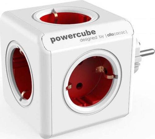 PowerCube-Original-Spina-a-5-Prese-Rosso-Allocacoc