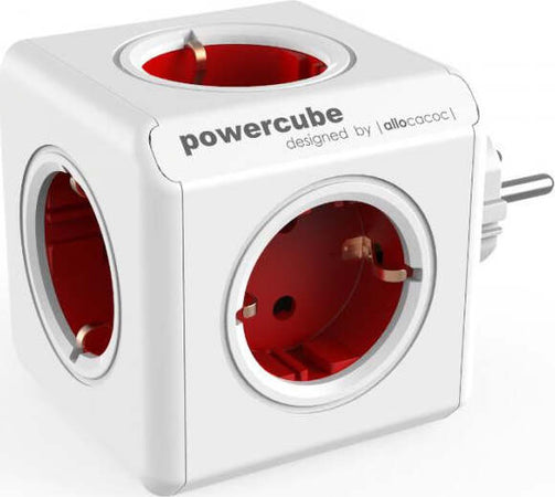 PowerCube-Original-Spina-a-5-Prese-Rosso-Allocacoc