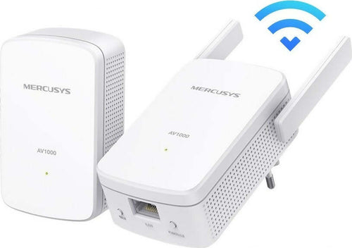Powerline-1000Mbps-+-Extender-Wi-Fi-300Mbps-MERCUSYS-MP510-KIT