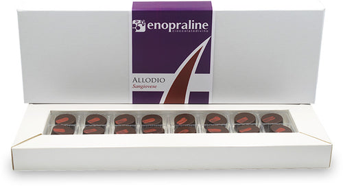 Praline di Cioccolata al Vino Sangiovese 200gr. 100% Made in Italy Cioccolatini Artigianali Enopraline di Allodio Cioccolatini Alimentari e cura della casa/Snack dolci e salati/Caramelle cioccolatini e gomme da masticare/Caramelle e cioccolatini in confezione regalo/Cioccolatini in confezione regalo Conca d’Oro - Campiglia Marittima, Commerciovirtuoso.it