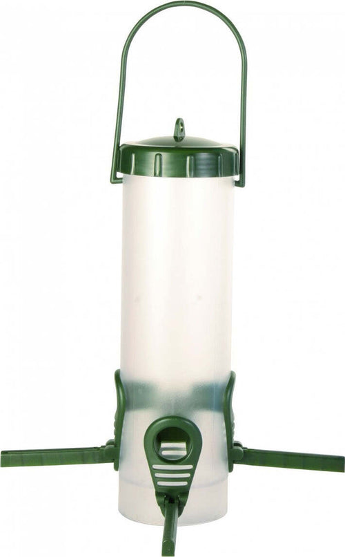 Pratico distributore di cibo per uccelli per esterni Prodotti per animali domestici/Uccelli/Accessori alimentazione e abbeveraggio/Mangiatoie Trade Shop italia - Napoli, Commerciovirtuoso.it