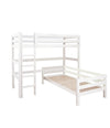 Letto a castello angolare Hoppekids ECO Luxury 90x200 cm - Bianco