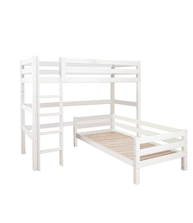 Letto a castello angolare Hoppekids ECO Luxury 90x200 cm - Bianco