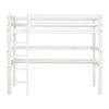 Letto a soppalco Hoppekids ECO Luxury 90x200 cm con scrivania - Bianco