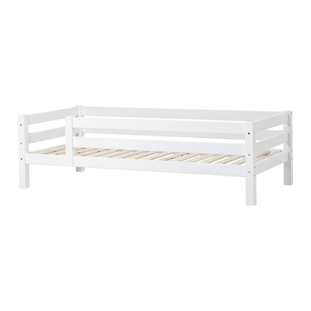 Letto junior con sponda a 3/4 90x200 cm, Rete a doghe flessibili Hoppekids ECO Luxury - Bianco