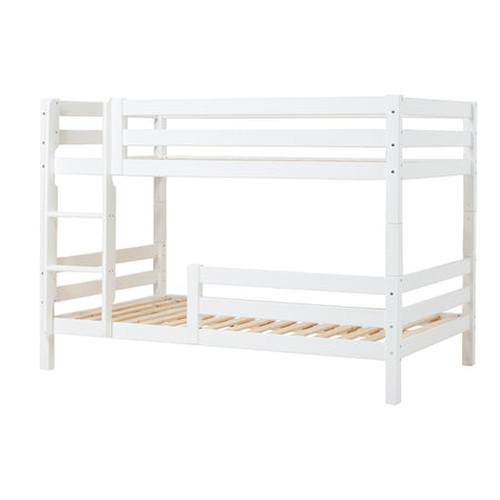 Letto a castello Hoppekids ECO Luxury 120x200 cm con due sponde - Bianco