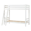 Letto a castello alto Hoppekids ECO Luxury 90x200 cm con scaletta inclinata, Rete a doghe flessibile - Bianco