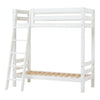 Letto a castello alto Hoppekids ECO Luxury con scaletta inclinata 70x160 cm - Bianco