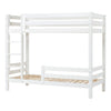 Letto a castello alto Hoppekids ECO Luxury con scaletta e 1/2 sponda 90x200 cm - Bianco