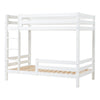 Letto a castello alto Hoppekids ECO Luxury con scaletta e 1/2 sponda 120x200 cm - Bianco