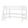Letto semi-alto Hoppekids ECO Luxury 120x200 cm con scaletta inclinata - Bianco - 4