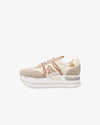 Premiata scarpa donna mod. Beth Beige Bronze