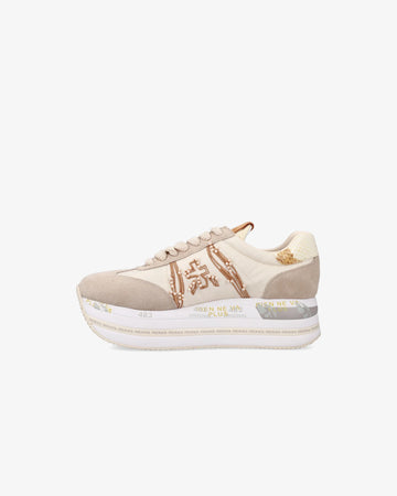 Premiata scarpa donna mod. Beth Beige Bronze