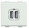 PRESA 2 USB COMPATIBILE MATIX