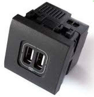PRESA 2USB COMPATIBILE LIVING INTERNATIONAL