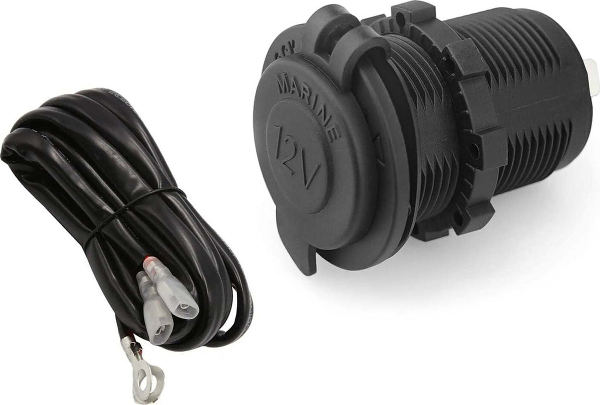 3 Prese Accendisigari Auto 12V/24V Con Protezione IP66 - Adattatore Universale Per Auto E Moto
