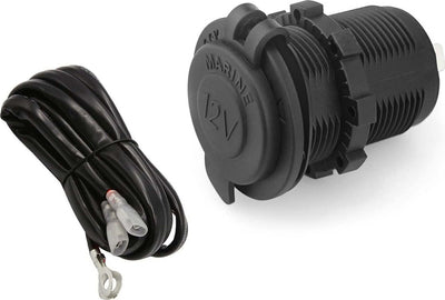 Presa Accendisigari DC 12V-24V 120W per Barca Auto motocicletta Impermeabile con Cavo