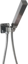 Presa acqua con supporto doccia squadrato completo,flessibile 150