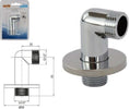 Presa Acqua Curva In Ottone Cromato Per Saliscendi Supporto Per Doccia 59511 Casa, arredamento e bricolage > Accessori Bagno > Accessori Doccia Trade Shop italia - Napoli, Commerciovirtuoso.it