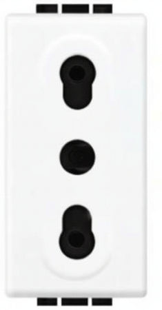 PRESA BIPASSO COMPATIBILE LIVING LIGHT