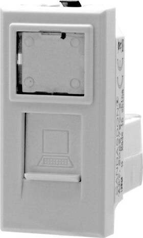 Presa-Dati-Connettore-Rj45-Cat6-Bianco-Coperchio-Compatibile-Bticino-Axolute